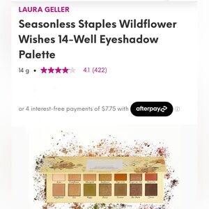 Laura Geller Wildflower Wishes 14 color eyeshadow palate